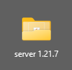 สร้างโฟลเดอร์ใหม่สำหรับไฟล์เซิร์ฟเวอร์ Minecraft PaperMC บน Windows
